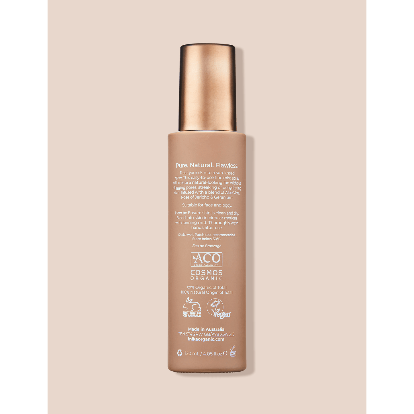 INIKA Organic Natural Tanning Mist