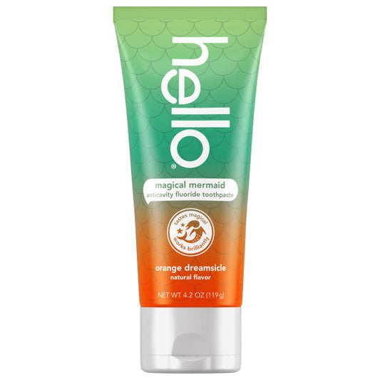 hello kids magical mermaid fluoride toothpaste