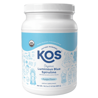 Organic Blue Spirulina Powder Bottle 460g - Vegan America