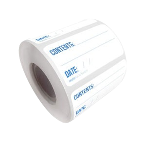 dissolvable freezer labels