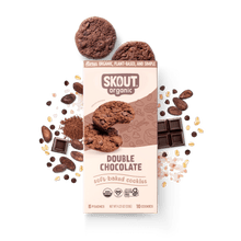 Skout Organic Double Chocolate Soft Baked Cookies - Vegan America