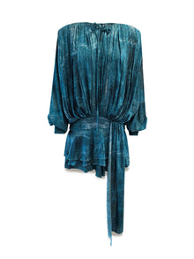 Whale Harmony Draped Eucalyptus Dress - Vegan America