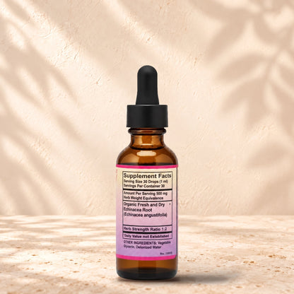 Echinacea Root Tincture | Alcohol-Free | 2 oz