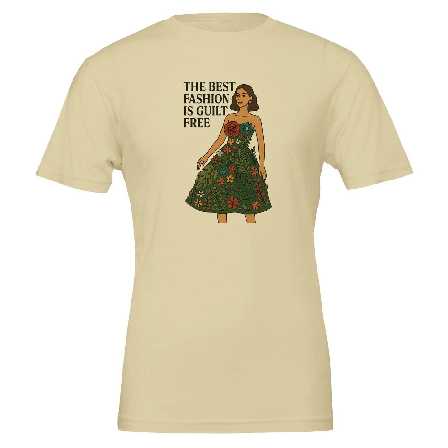 Best Fashion is Guilt Free Premium Tshirt, 100% Cotton - Vegan America
