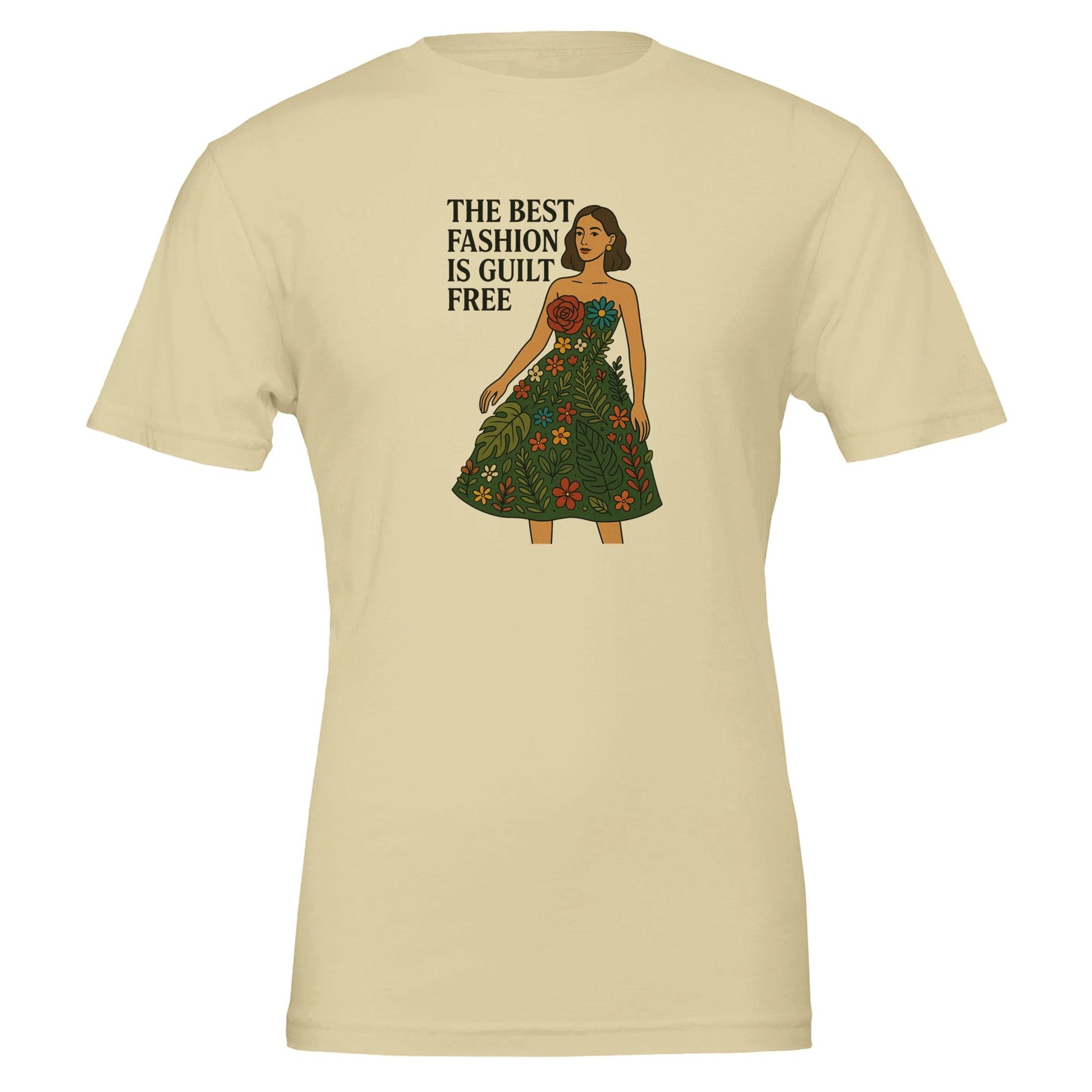 Best Fashion is Guilt Free Premium Tshirt, 100% Cotton - Vegan America