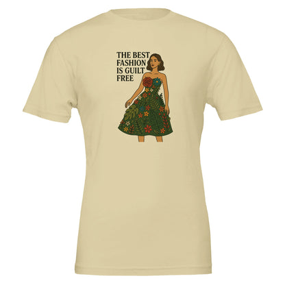 Best Fashion is Guilt Free Premium Tshirt, 100% Cotton - Vegan America
