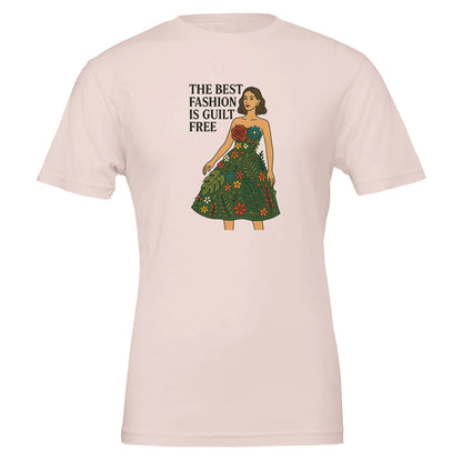 Best Fashion is Guilt Free Premium Tshirt, 100% Cotton - Vegan America