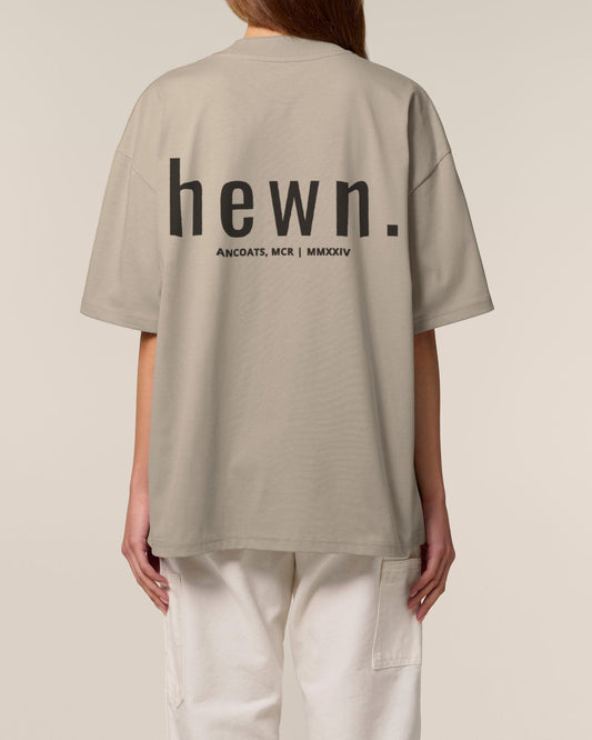 Women's Organic Cotton Signature Oversized T-Shirt | Limestone Grey