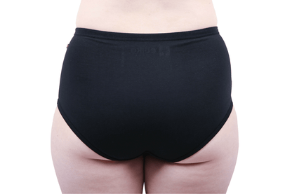 Full Brief Underwear, Black - Vegan America