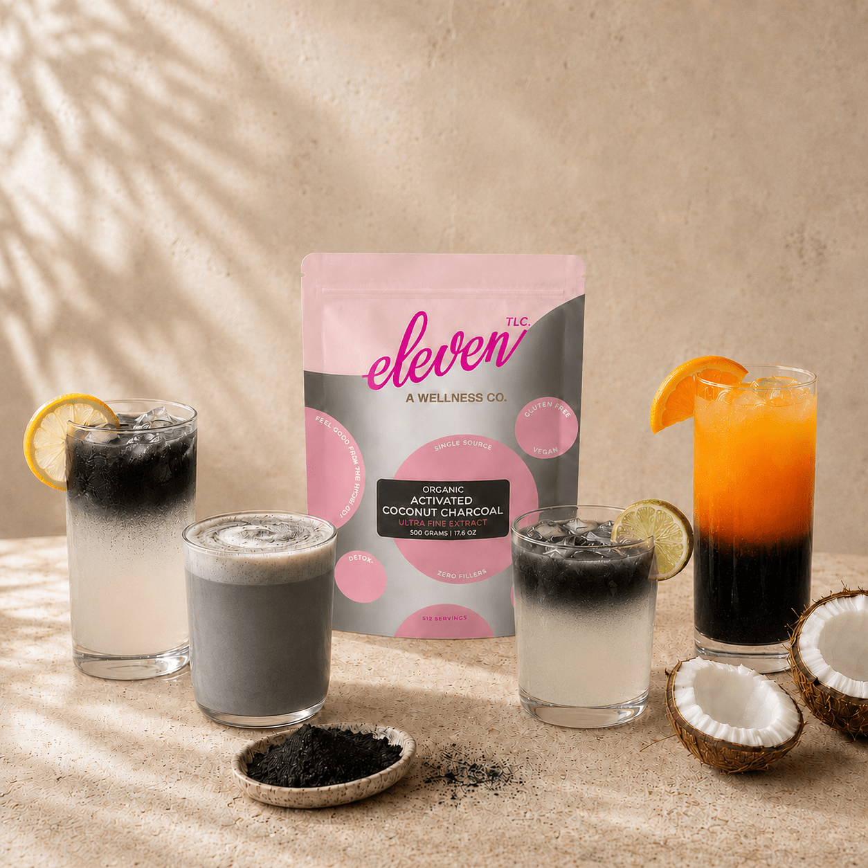Activated Coconut Charcoal Powder | 500g - Vegan America