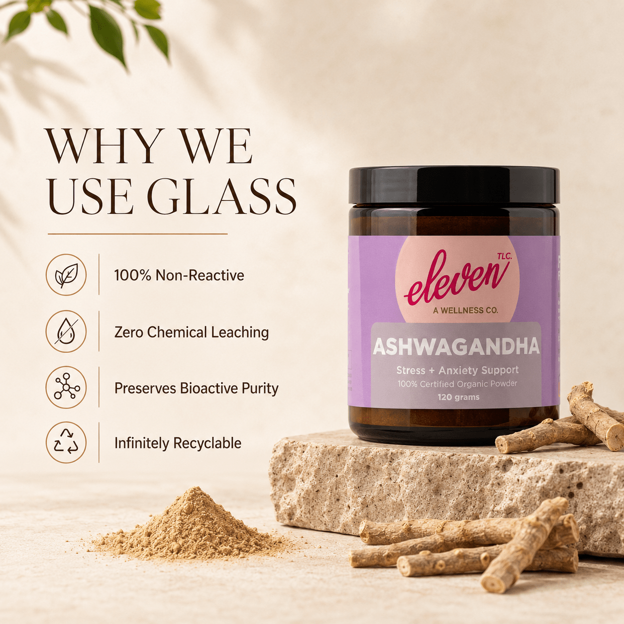 Organic Ashwagandha Root Powder - Vegan America