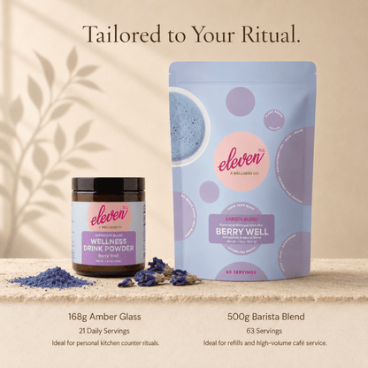 Berry Well Superfood Latte Drink Mix – Caffeine Free Energy, Tea & Mocktail Powder - Vegan America