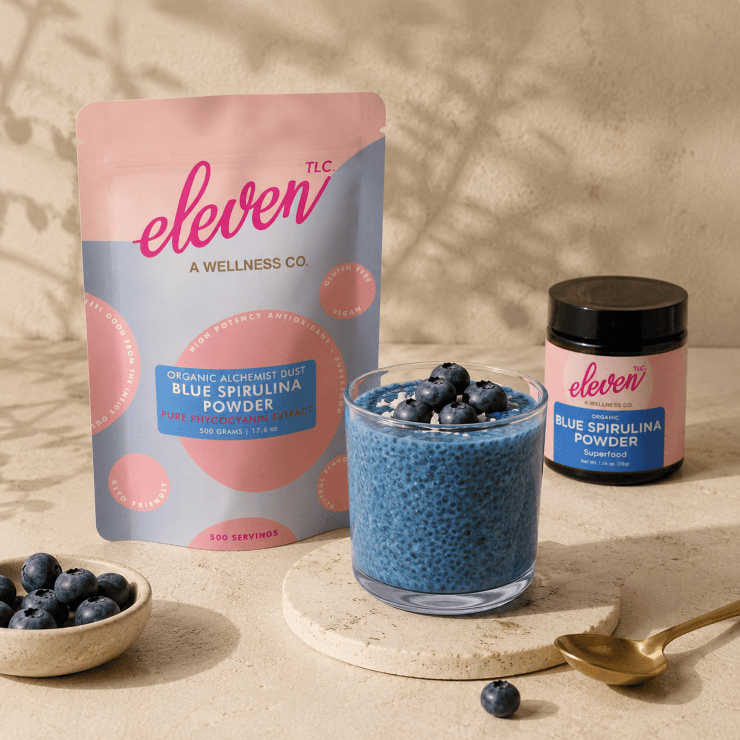 Organic Blue Spirulina Powder | Vegan Superfood | 500g Bulk Foodservice - Vegan America