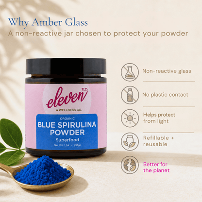 Organic Blue Spirulina Powder | Phycocyanin & Natural Blue Food Coloring | 35 g - Vegan America
