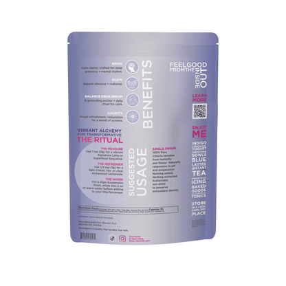 Butterfly Pea Flower Powder | Blue Matcha | 500g Bulk Foodservice - Vegan America