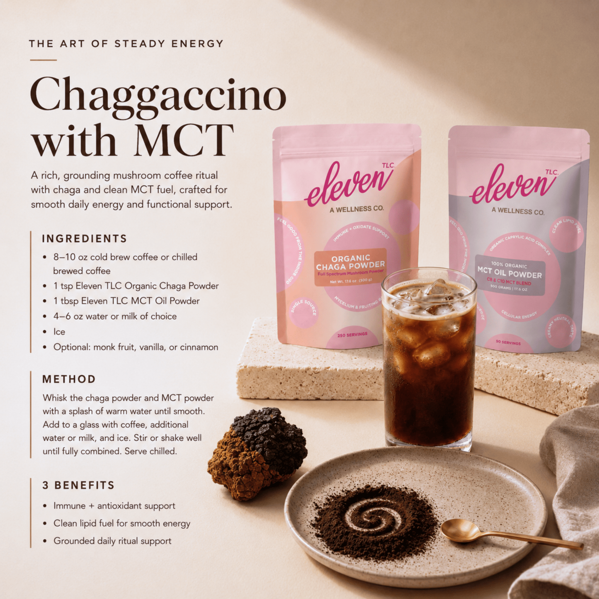 Organic C8/C10 MCT Oil Powder + Acacia Fiber | 500g - Vegan America