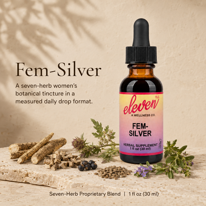 Fem-Silver Tincture | Menopause & Hormone Support | 1 oz