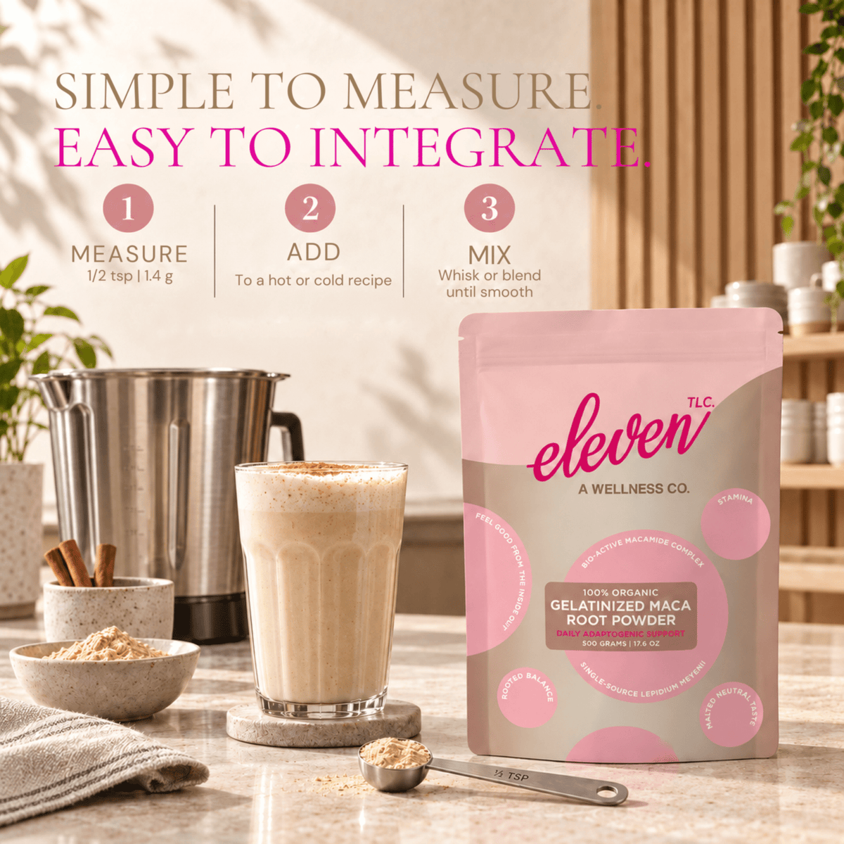 Organic Gelatinized Maca Root Powder | 500g Bulk Foodservice - Vegan America