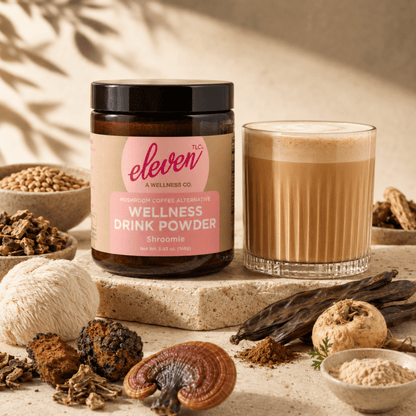 Shroomie 8-Adaptogen Superfood Blend | Caffeine-Free Coffee Alternative - Vegan America
