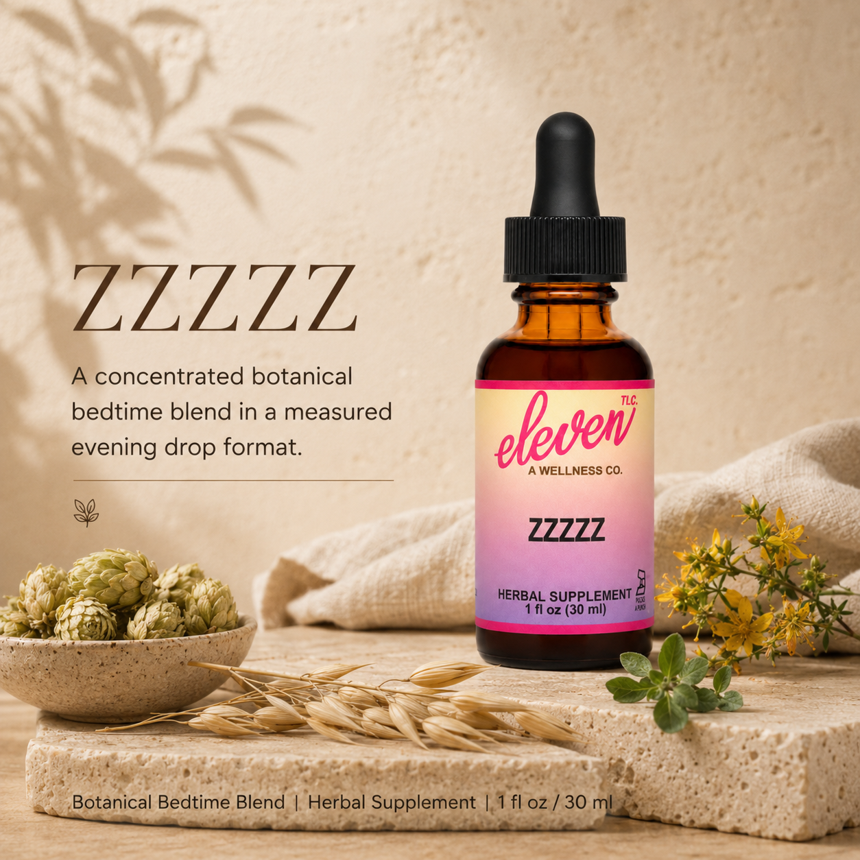 ZZZZZZ Sleep Tincture | Melatonin-Free | 1 oz