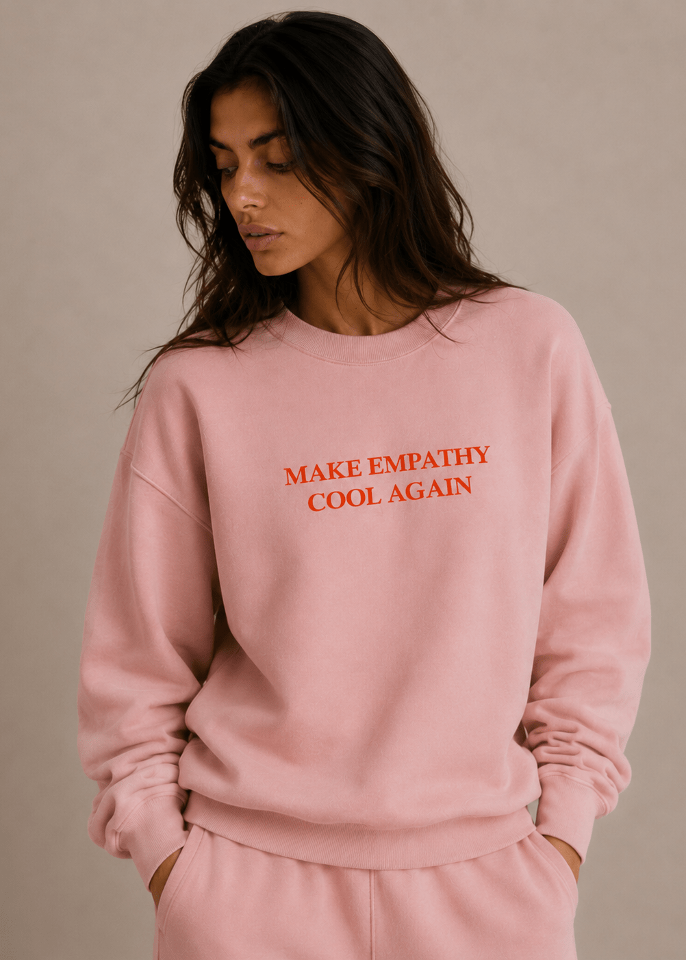 MAKE EMPATHY COOL AGAIN CREW - Vegan America