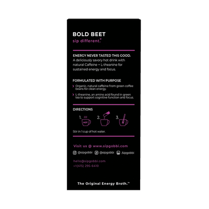 Energy Broth - Bold Beet - Vegan America
