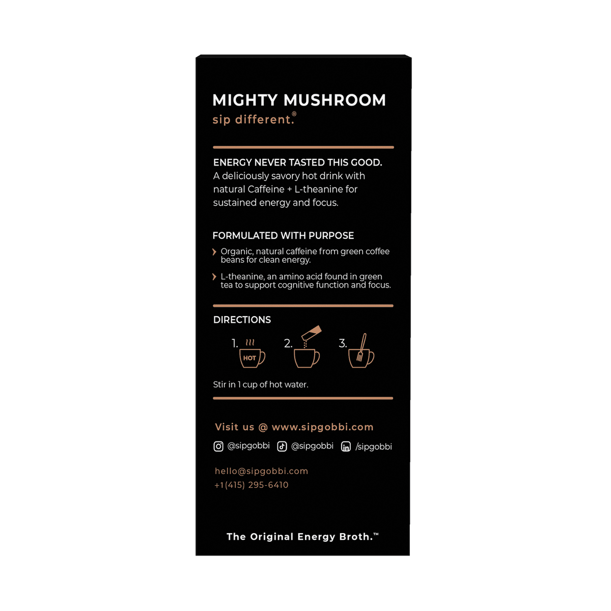 Energy Broth - Mighty Mushroom - Vegan America