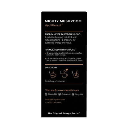 Energy Broth - Mighty Mushroom - Vegan America
