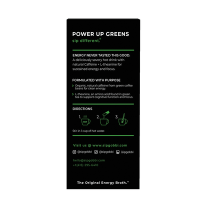 Energy Broth - Power Up Greens - Vegan America