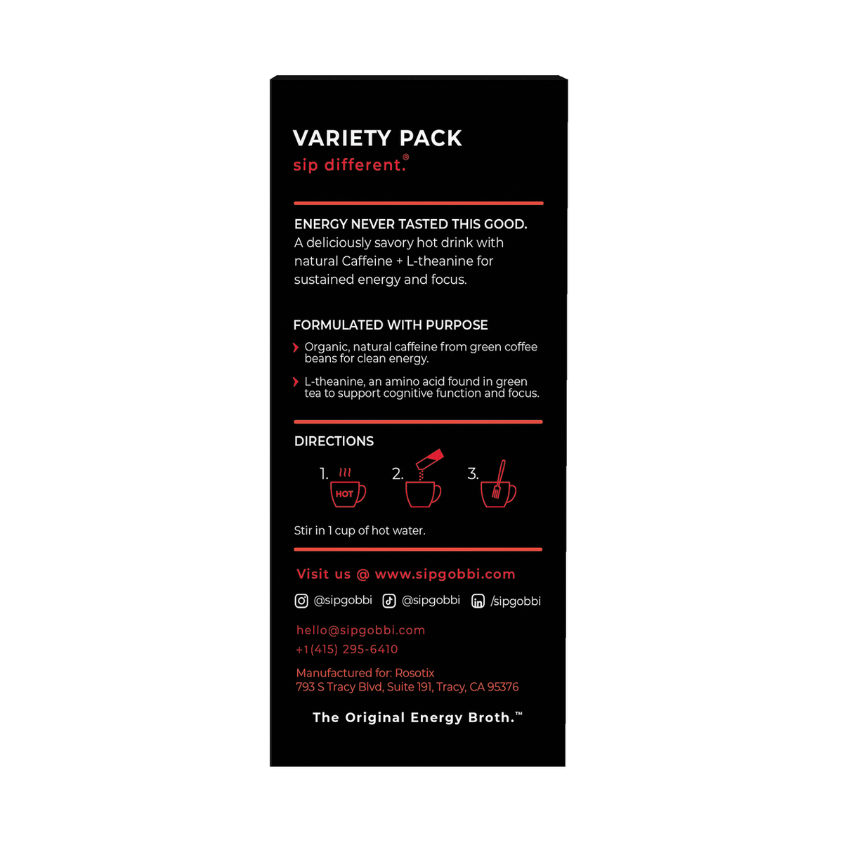 Energy Broth - Variety Pack - Vegan America
