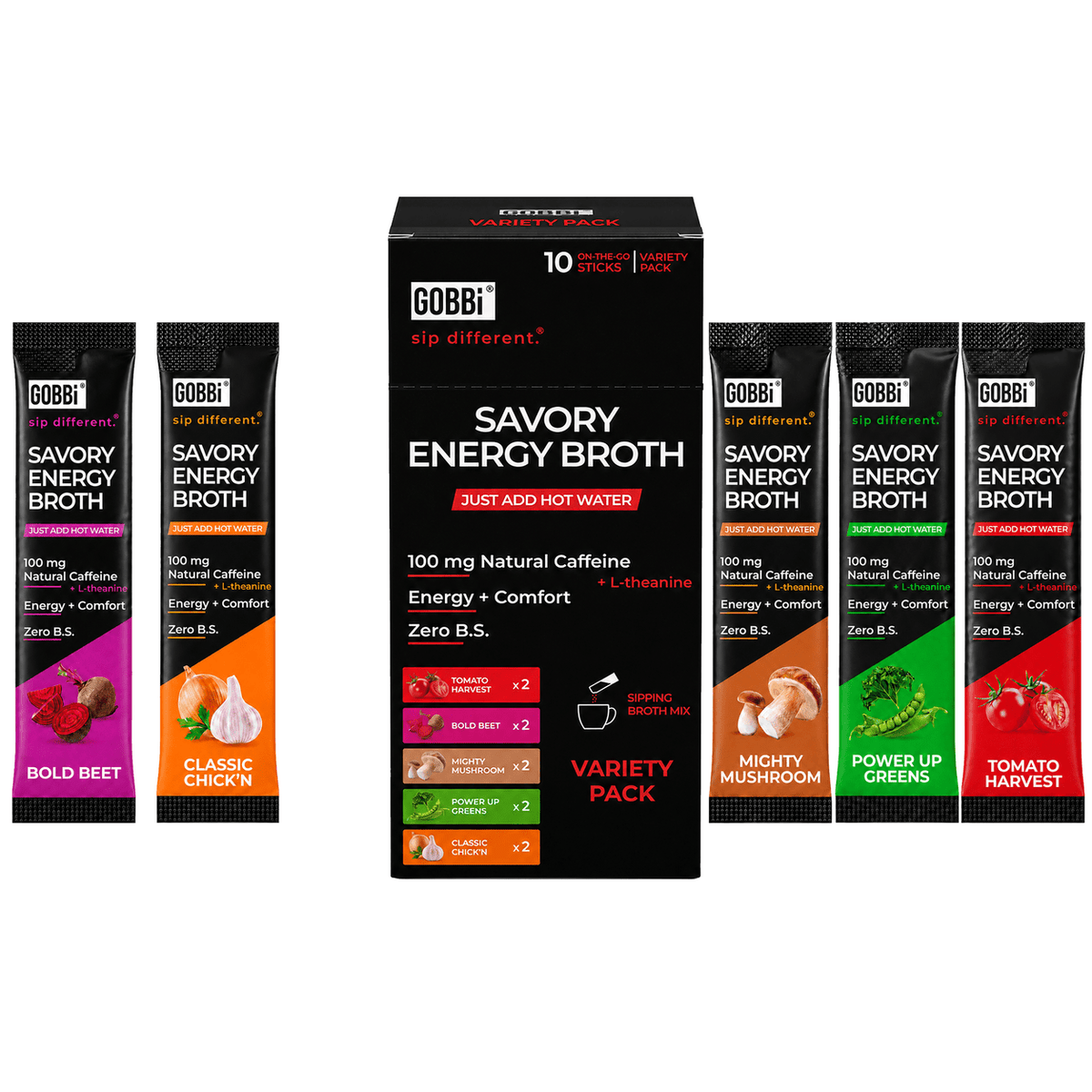 Energy Broth - Variety Pack - Vegan America