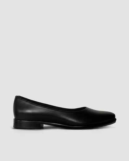 Clash ballet flats women, vegan corn leather with graphic detail, BOHEMA