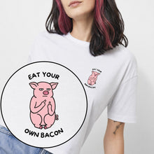 Eat Your Own Bacon Women's Boxy T-Shirt - Vegan America