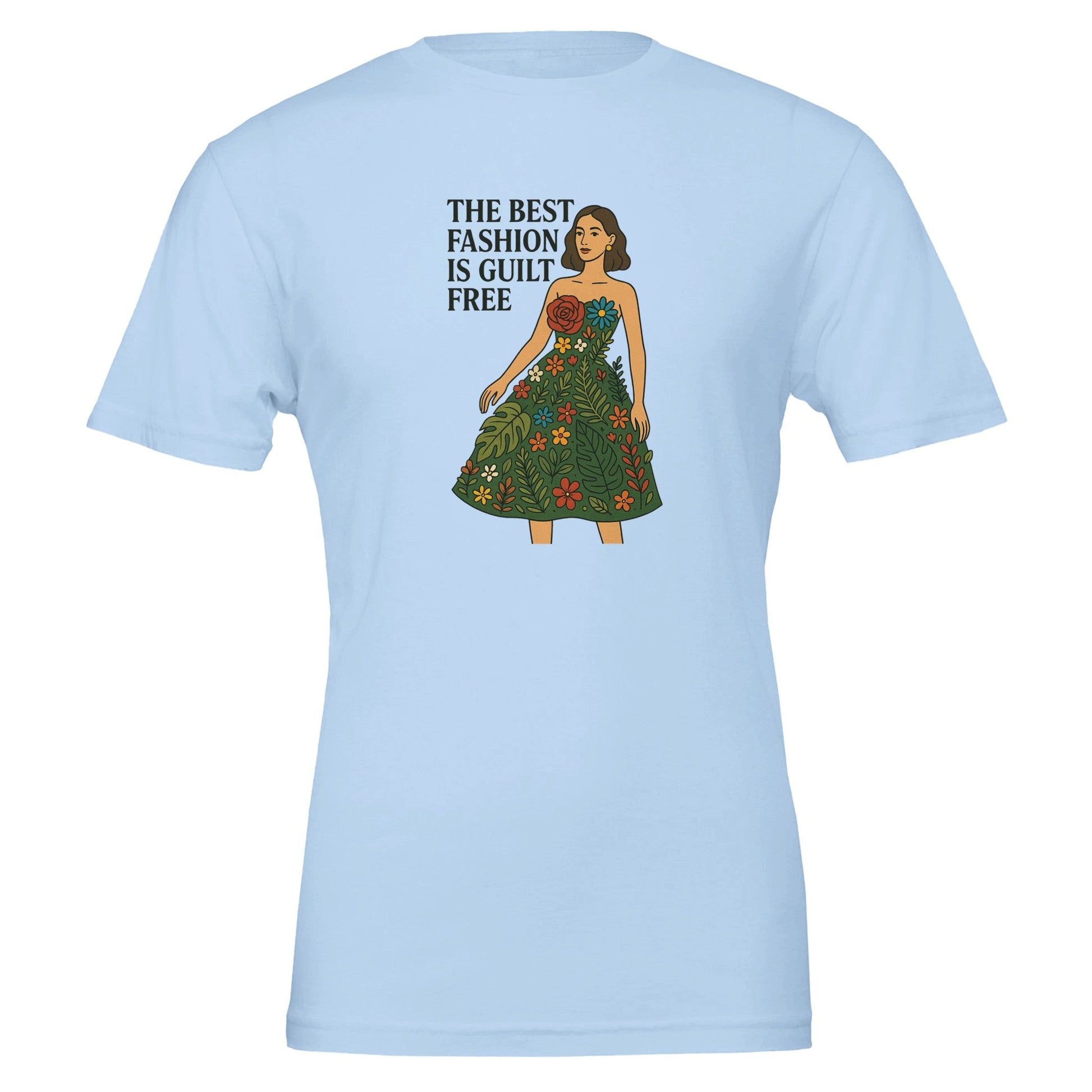 Best Fashion is Guilt Free Premium Tshirt, 100% Cotton - Vegan America
