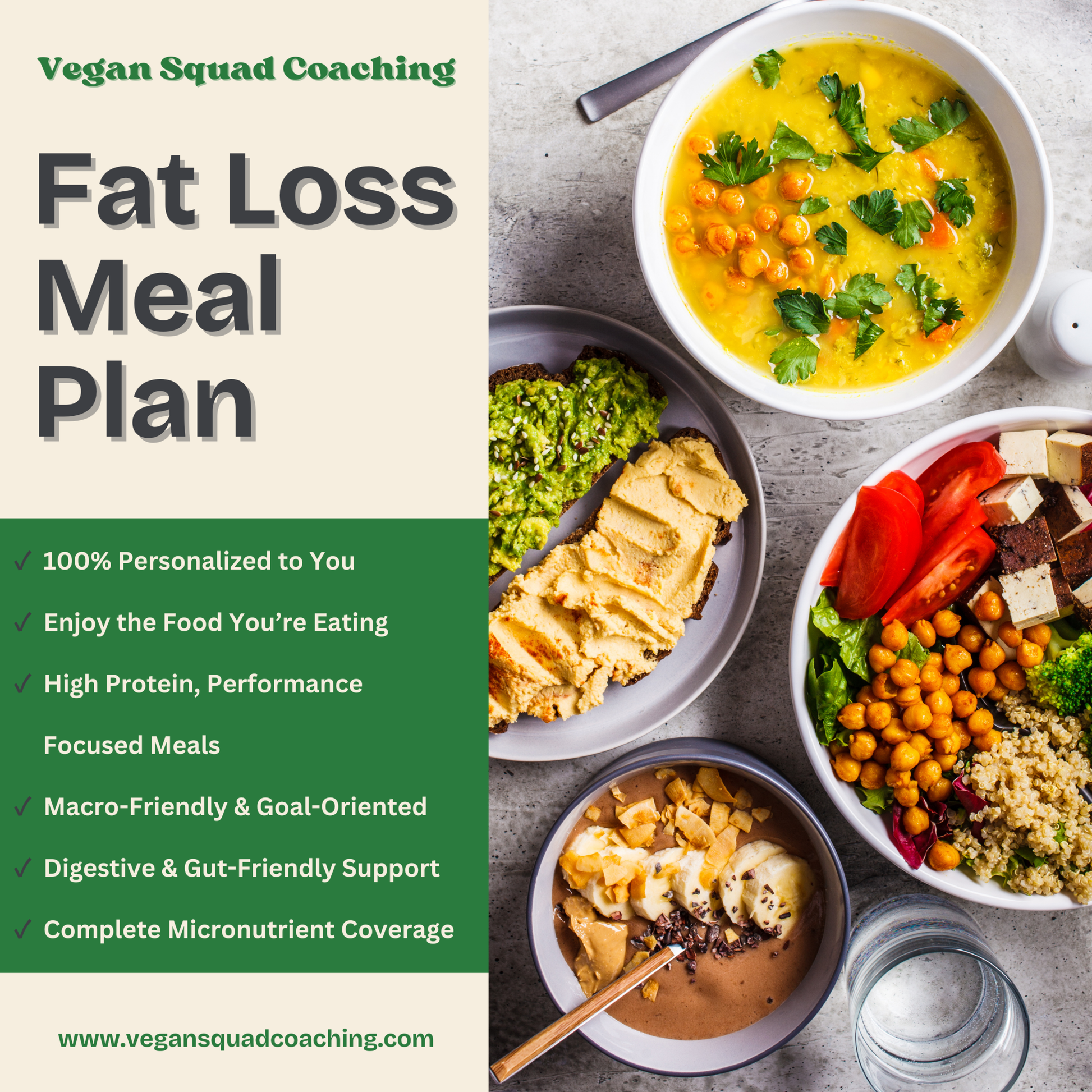 Fat Loss Meal Plan Vegan Squad - Vegan America