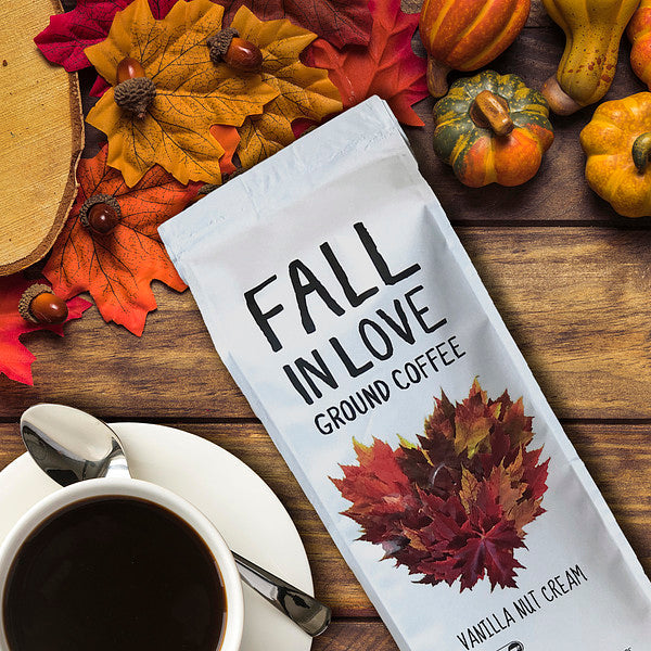 Fall in Love Vanilla Nut Cream 12oz Flavored Ground Coffee