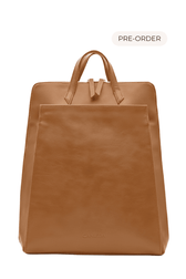 Urban laptop backpack - Camel - Vegan America