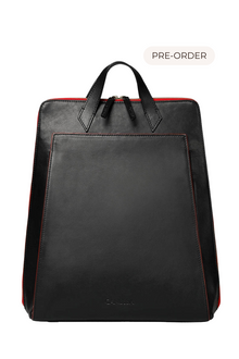 Urban laptop backpack - Black/Red