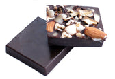 Quinoa and Almond Dark Raw Chocolate Square. 5pcs - Vegan America