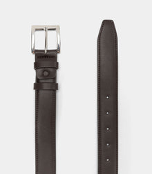 Classic Vegan Belt – Dark Brown