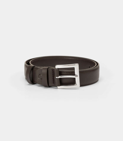 Classic Vegan Belt – Dark Brown