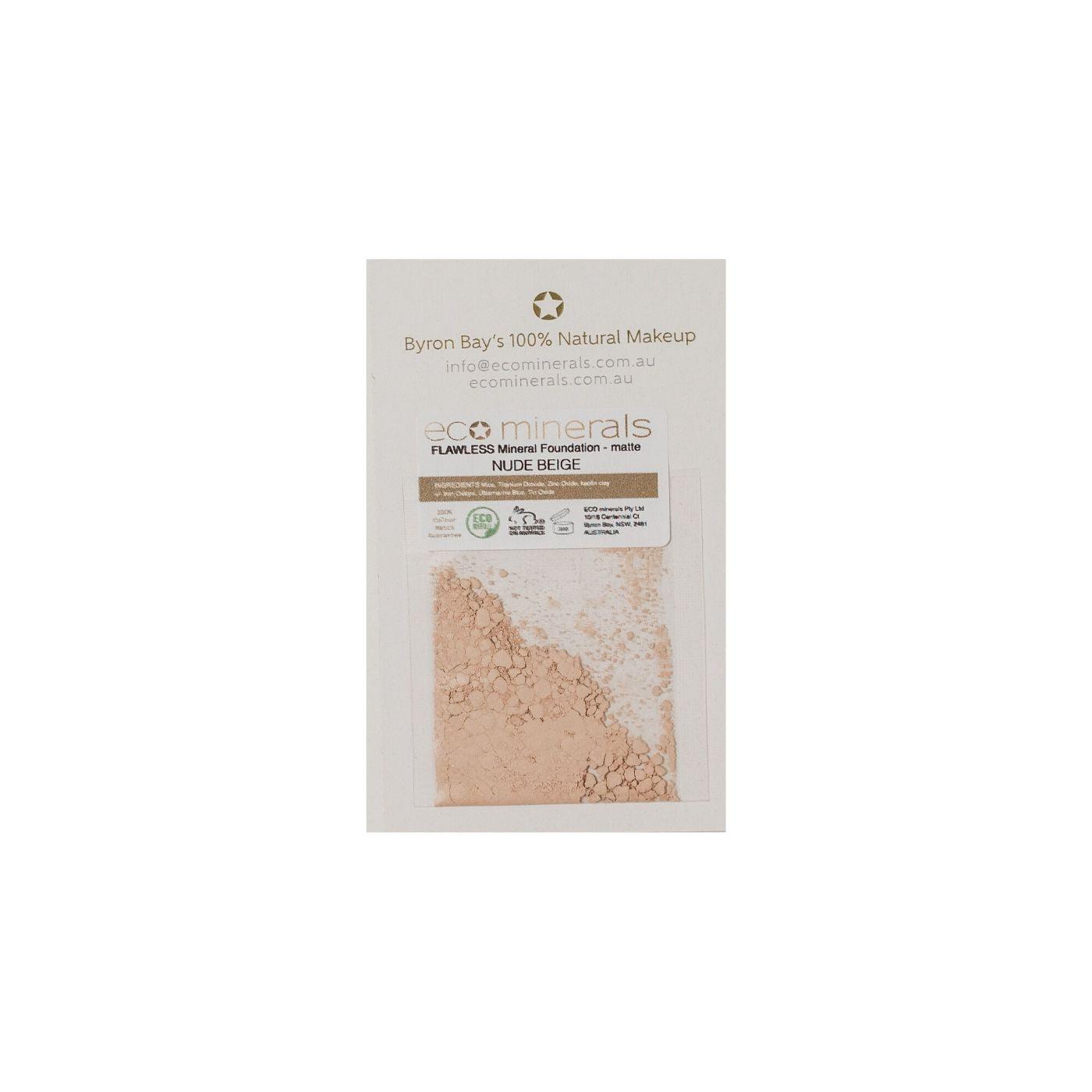 Flawless Matte Mineral Foundation Samples