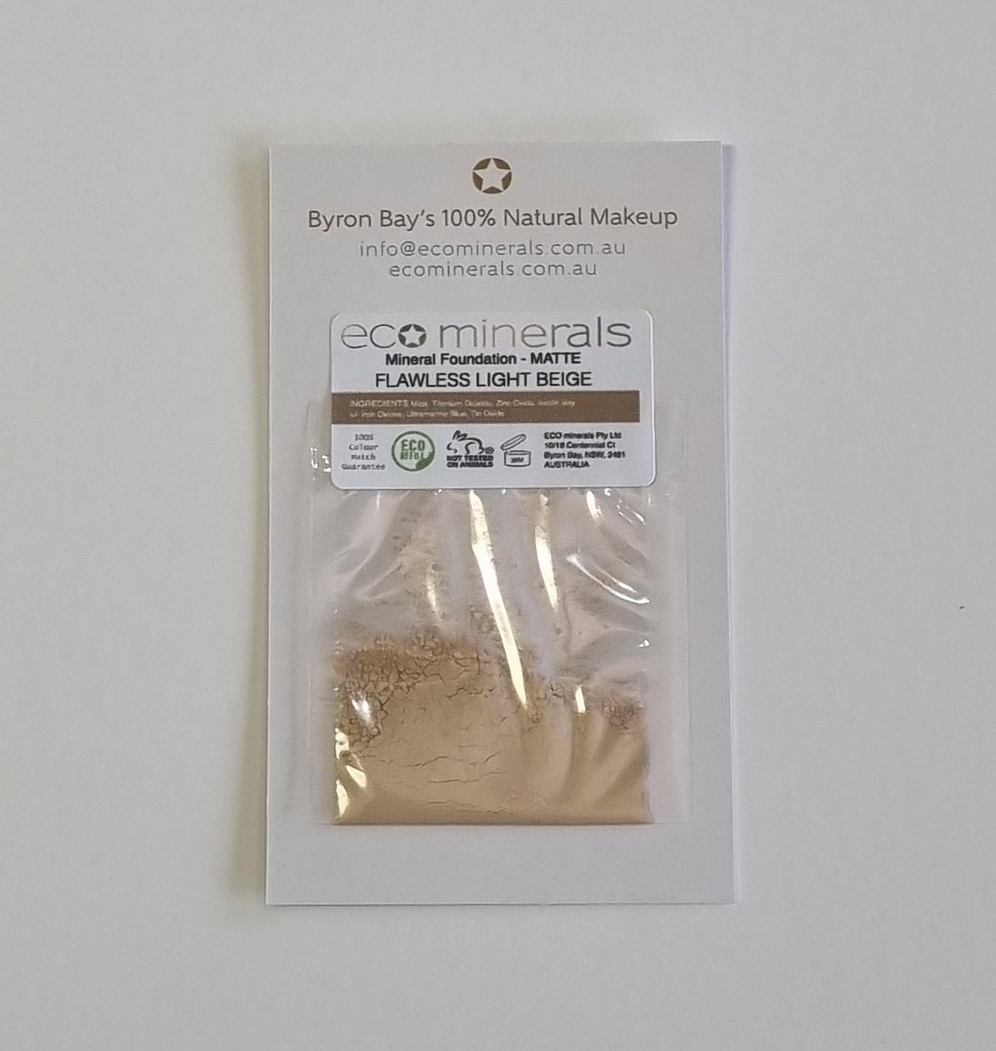 Flawless Matte Mineral Foundation Samples