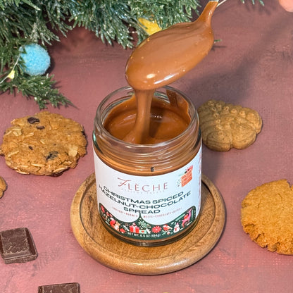 Christmas Spiced Hazelnut Chocolate Spread | Sugar-Free & Plant-based