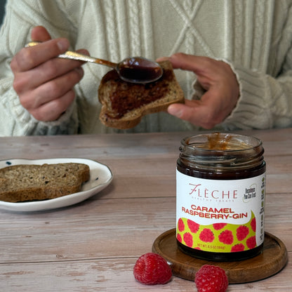 Caramel Raspberry-Gin Spread | Flèche Healthy Treats
