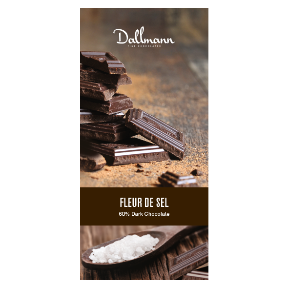 Dark Chocolate Fleur de Sel Chocolate Bar