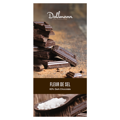 Dark Chocolate Fleur de Sel Chocolate Bar