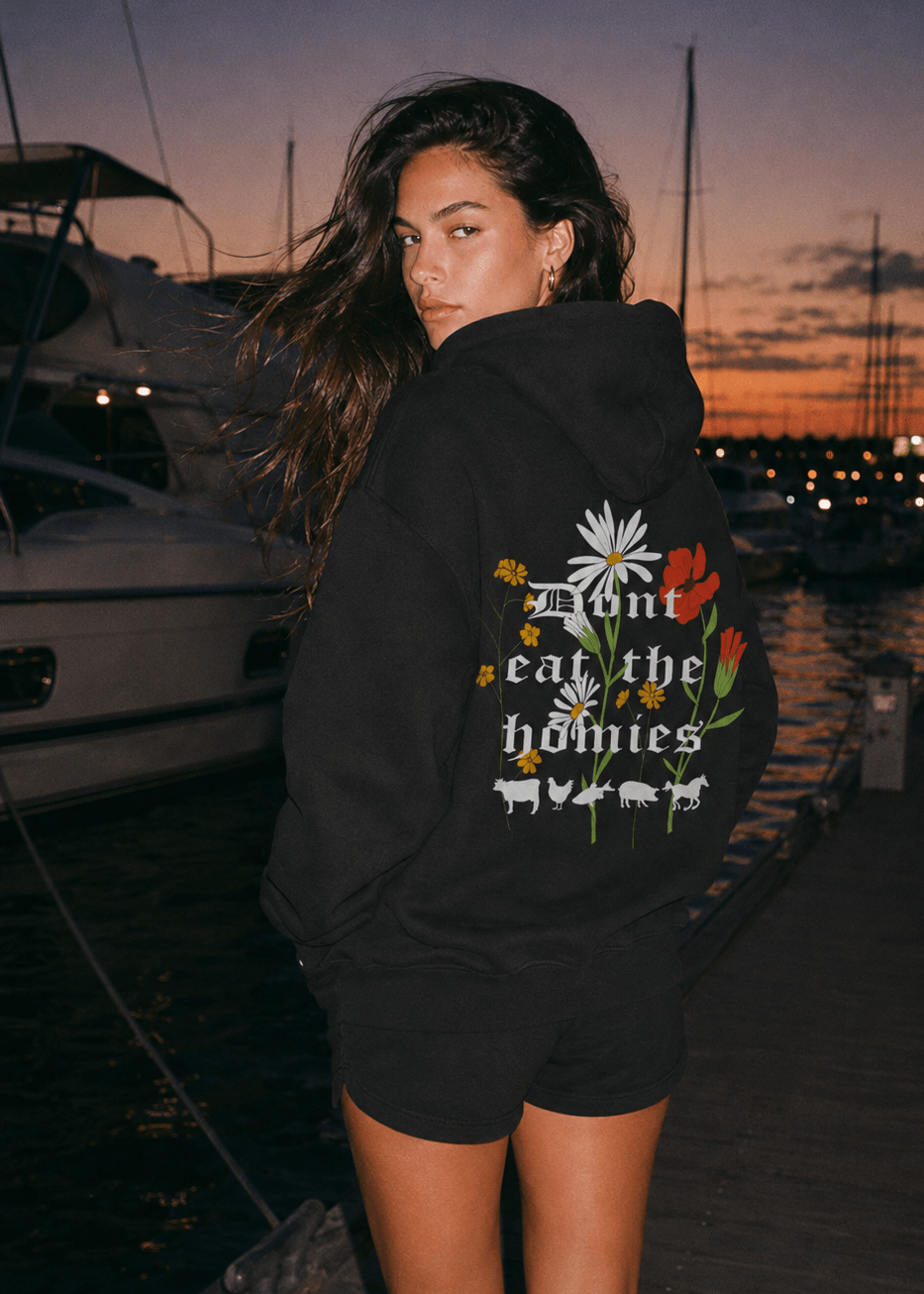 FLOWER HOODIE - Vegan America