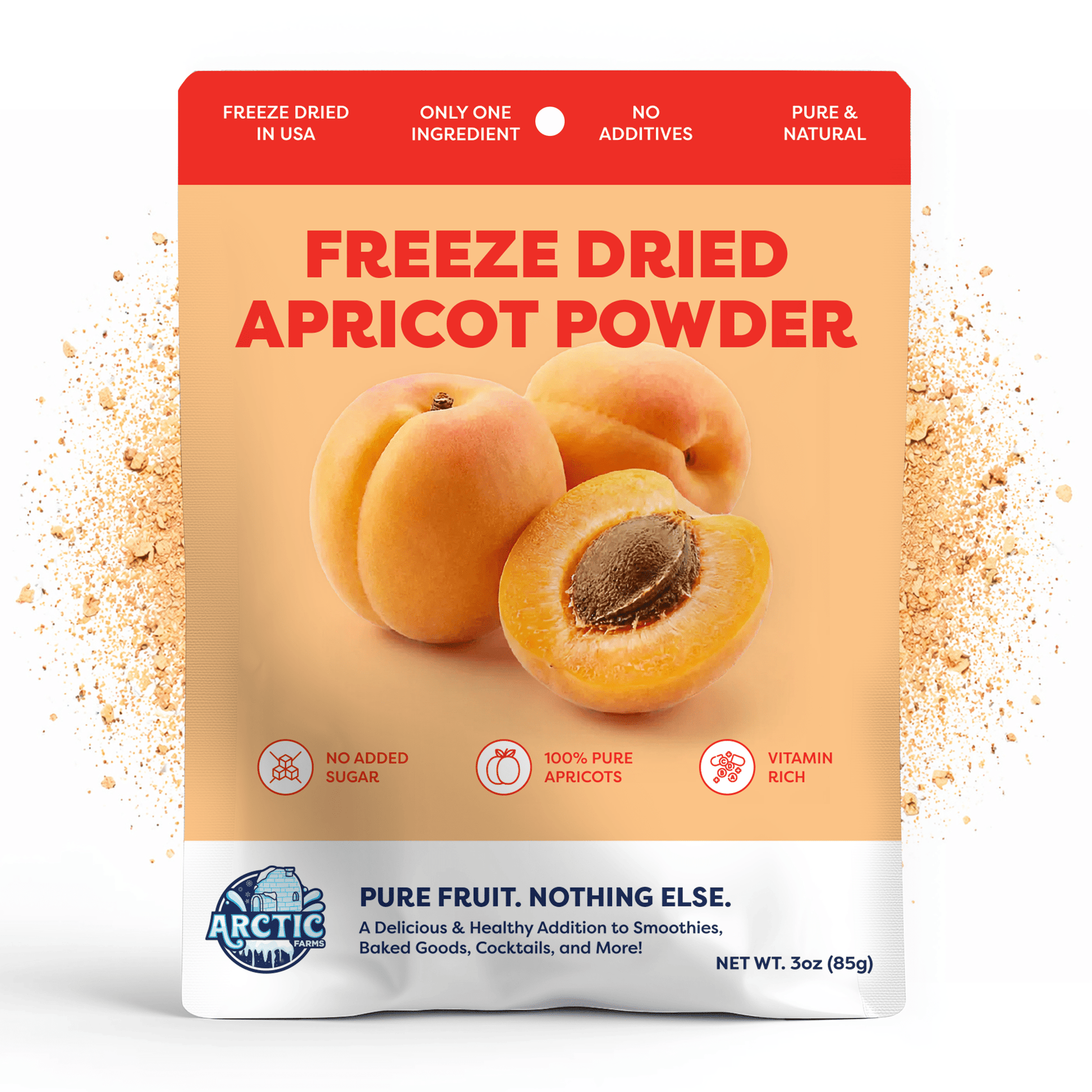 Freeze Dried Apricot Powder - Vegan America