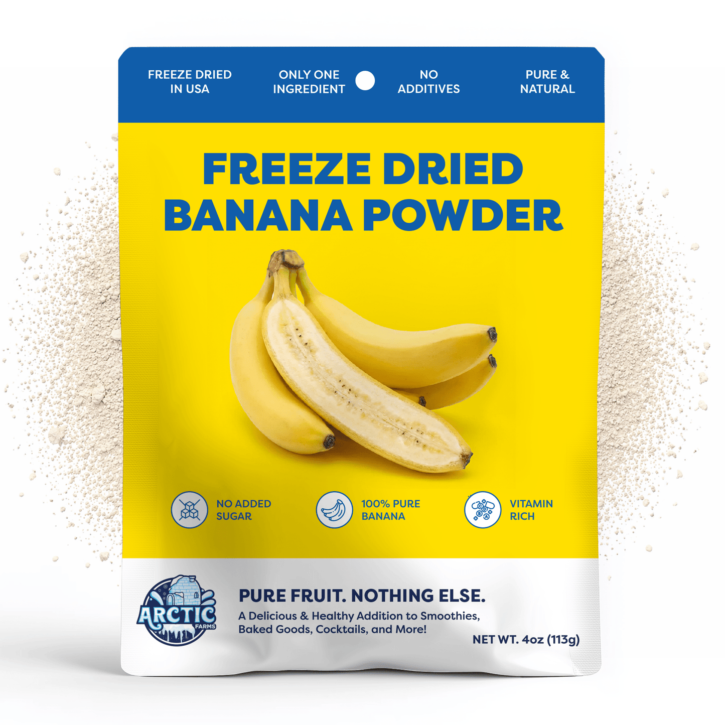 Freeze Dried Banana Powder - Vegan America